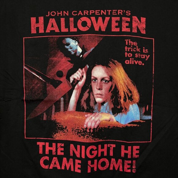 Halloween The Night He Came For Me Horror T-Shirt Size XXL - Picture 2 of 4